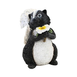 Roman 9.0 Inch Skunk Garden Statue Garden Figurines - 1 of 3