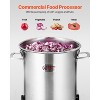 VEVOR Food Processor & Vegetable Chopper, 19 Quart Food-Grade Stainless Steel Food Processor Chopper with S-Curve Blade and Scraper, Silver - 3 of 4