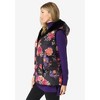 Roaman's Women's Plus Size Reversible Faux Fur Vest - 4 of 4