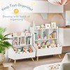 Arceso 28" Wooden Kids Toy Storage Organizer, Bookshelf for Kids Room - White - 4 of 4