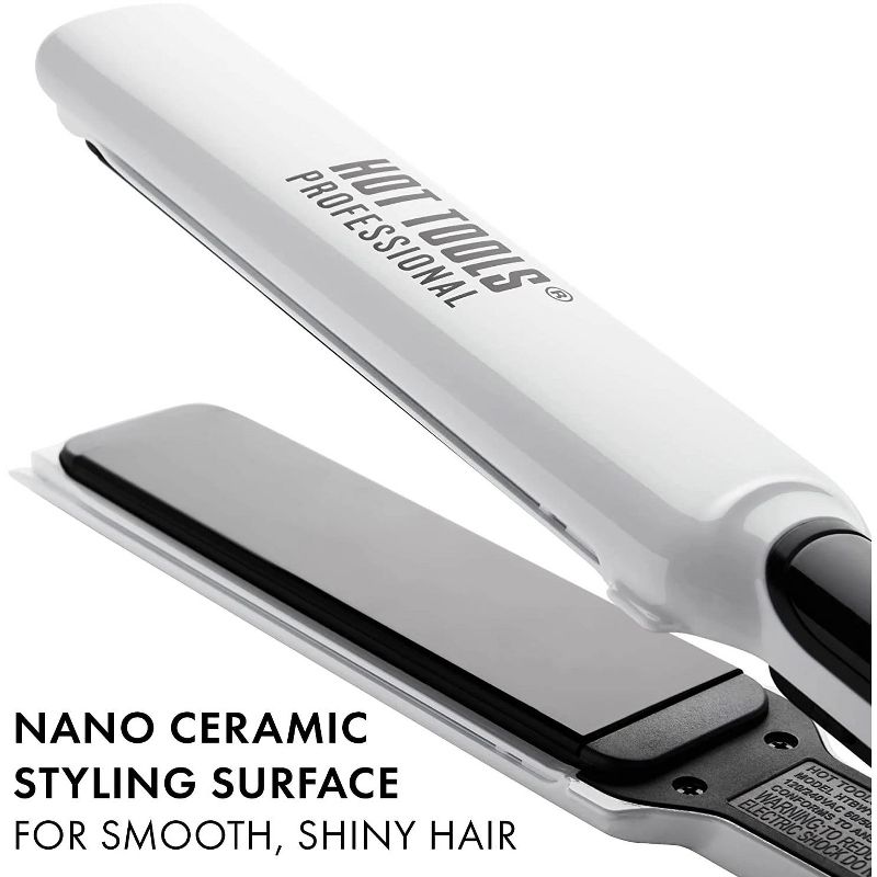 Hot Tools Pro Artist Nano Ceramic Hair Straightener Model #HO-HTBW19, 2 of 4