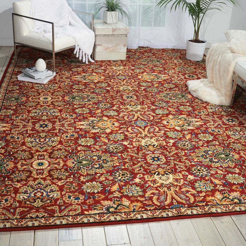 Nourison Timeless Red Area Rug TML17, 2 of 6