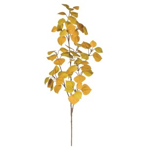 Sullivans Artificial 26.5" Gold Aspen Leaf Spray - 1 of 4