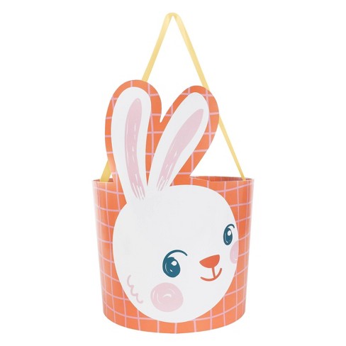 Bunny Decorative Basket White - Spritz™ - image 1 of 2