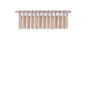 Gracie Mills Elroy Lightweight Beaded Faux Silk Valance - 1 of 4