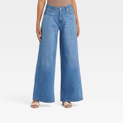 Women's High-Rise Wide Leg Jeans - A New Day™