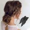 Unique Bargains Bow Ribbon Duckbill Hair Clips Hairdo Clip 1 Pc - 2 of 4