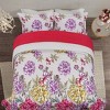 Acoinel Lush Floral 3pcs Comforter Set，with 1 Comforter & 2 Pillowcase - 4 of 4