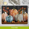 Briarwood Lane Fall Placemat (4-pack) 17x11.25 Patterned Pumpkins For Fall Placemat - 4 of 4