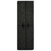 vidaXL Shoe Cabinet Black 23.6 in.x11.8 in.x65.4 in. Fabric - 3 of 4