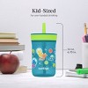 Contigo Kids’ Leighton Straw Tumbler with Spill-Proof Lid, 14oz., 2 Pack - 4 of 4