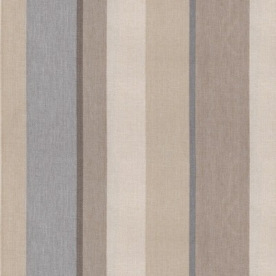 Striped Beige and Gray Outdoor Dining Seat Cushions (2-Pack)