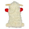 Multipet 9" Lamb Chop Squeaker Mat Dog Interactive Plush Toy - 3 of 4