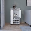 Depot E-Shop Bar Cart with 6 Built-in Wine Rack and Casters - image 2 of 4