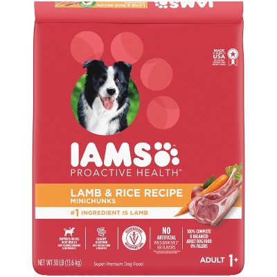 Iams Proactive Health Lamb & Rice Recipe Adult Premium Dry Dog Food ...