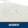 BAGOKIE 3 Piece Chenille Bathroom Rug Set - 2 of 4