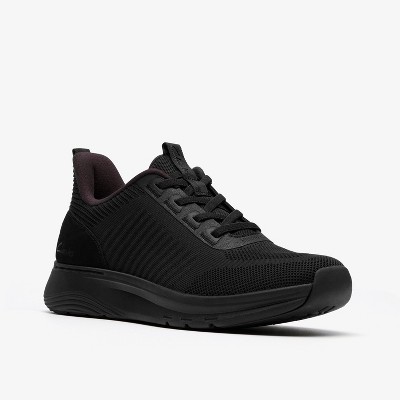 Clarks Mens Motion Trek LT Black Knit Shoes 12 Wide — фото 5