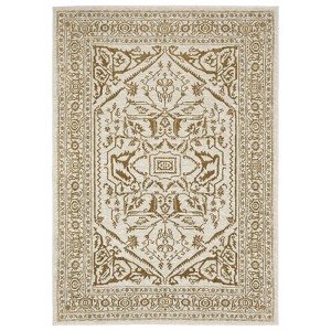 Oriental Weavers Intrigue INT03 Ivory/ Gold Indoor Area Rug - 5'3" x 7'6" - 1 of 4