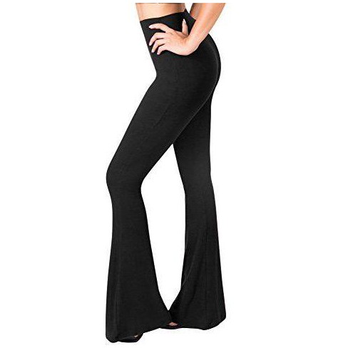 Satina Flare Leggings High Waisted Yoga Pants For Women Black Target