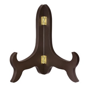 Unique Bargains Wooden Folding Picture Frame Book Decorative Easels or Stands - 1 of 4