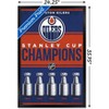 Trends International NHL Edmonton Oilers - Champions 23 Framed Wall Poster Prints - 3 of 4