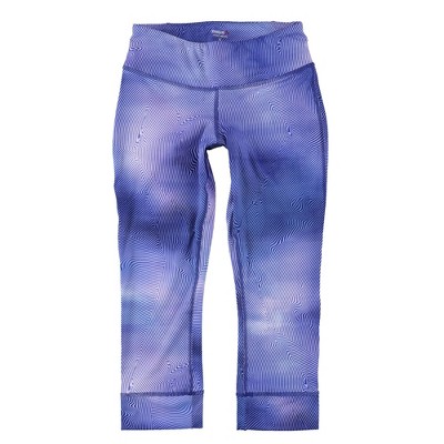 Reebok Womens Lux Bold 3/4 Tight Stretch Jogger Athletic Pants