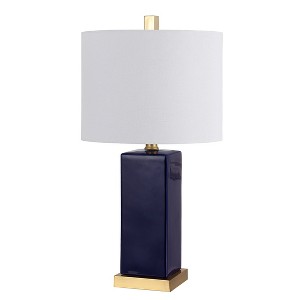 Wendi Ceramic Table Lamp - Navy - Safavieh. - 1 of 3