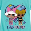 Girls' - LOL Surprise! - Dolls Lead Together Fitted Short Sleeve Graphic T-Shirt - 2 of 4