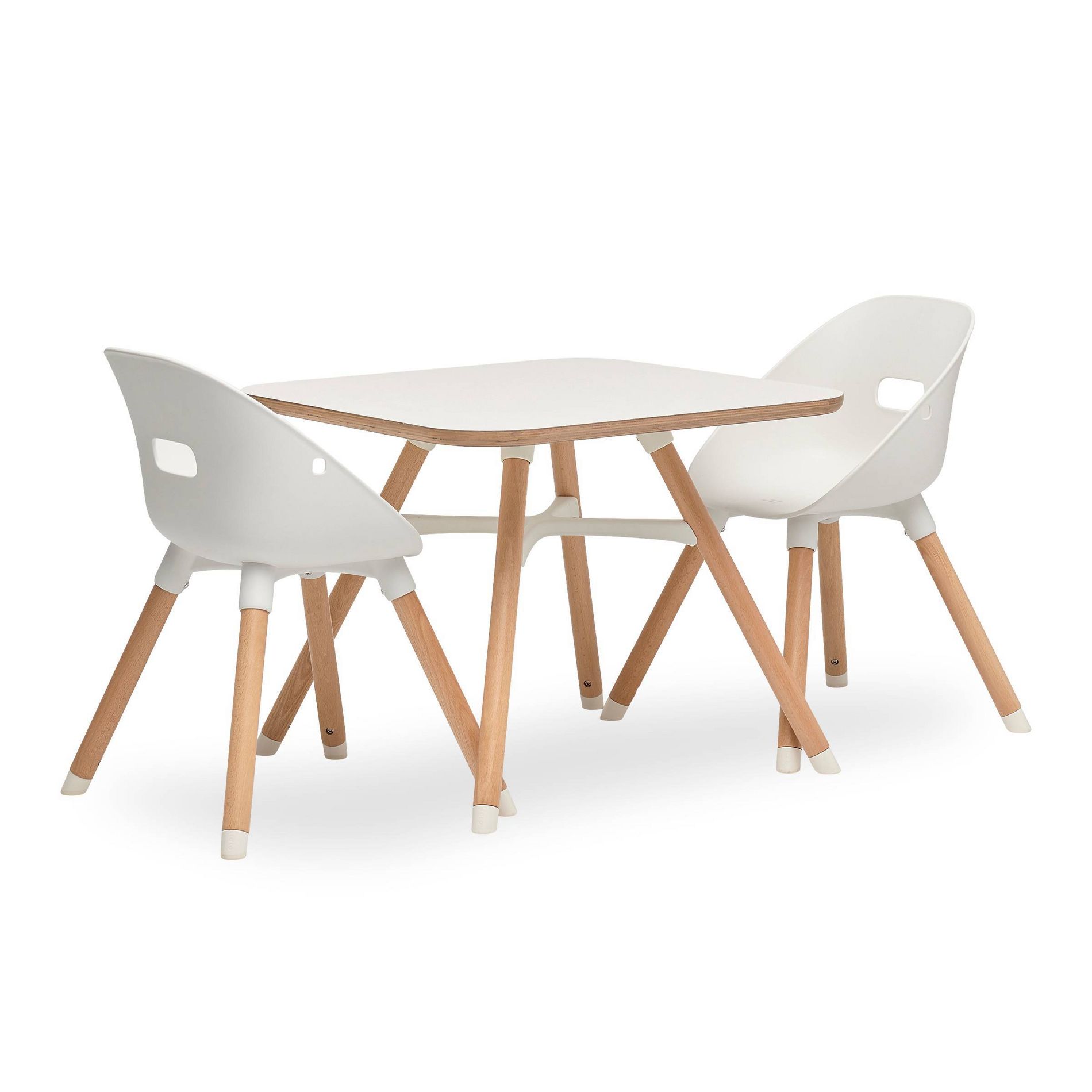 Lalo 3pc Table and Chairs Set - Coconut
