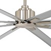 84" Minka Aire Modern Outdoor Ceiling Fan with Remote Control Brushed Nickel Silver Wet Rated for Patio Exterior House Home Porch - 3 of 4