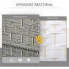 Vynxaria HOMCOM 6 Panel Room Divider, 6' Tall Folding Privacy Screen, Hand-Woven Freestanding Wall Partition - 4 of 4