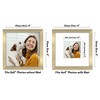 Americanflat 8x8 Picture Frame in Gold - Displays 4x4 With Mat and 8x8 Without Mat - Composite Wood with Shatter Resistant Glass  and Tabletop - 2 of 4
