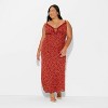 Women's Lace Trim Maxi Empire Waist Dress - Wild Fable™ - 2 of 3