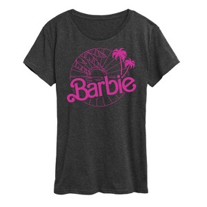 Women's - Barbie - Sunsets & Palm Trees Short Sleeve Graphic T-Shirt - 1 of 4