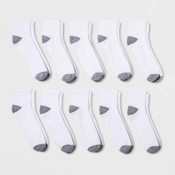 Men's Quarter Socks 10pk - Goodfellow & Co™ 6-12