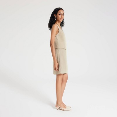 Women's Waistcoat Mini A-Line Dress - A New Day™