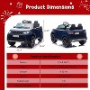 12V Kids Electric Ride On Car, 2 Motors, 3 Speed Settings, Parent Remote Control, Safety Belt, LED Lights & Music - 4 of 4