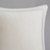 Gracie Mills Christi Paisley Print Cotton European Sham - One Size - Ivory - 3 of 3