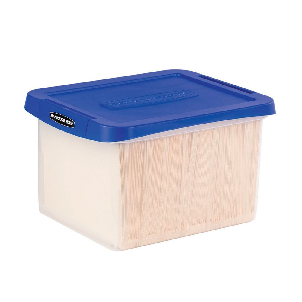 UPC 043859729944 product image for Plastic Box File Legal/Letter Size Clear - Banker's Box | upcitemdb.com