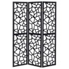 Vynxaria Black 3-Panel Folding Screen - 3 of 4