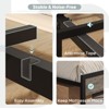 Bed Frame Metal Platform Bed with LED Storage Headboard Charge Station - 2 of 4
