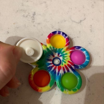 BOB Gift Pop Fidget Toy Spinner Green 5-Button Bubble Popping Game