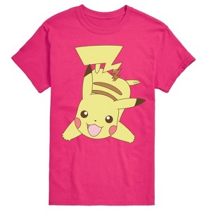 Men's - Pokémon - Pika Red Cheeks Short Sleeve Graphic T-Shirt - 1 of 3
