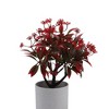 Unique Bargains Artificial Plants Coin Chrysanthemum with Cylinder Vase Plastic 3.15"x3.15"x9.45" 1 Pc - 4 of 4