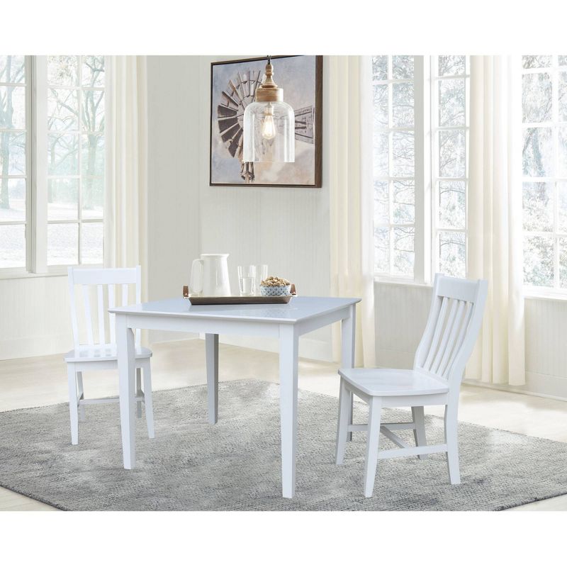 3pc Dining Table with Cafe Chairs - International Concepts, 3 of 6