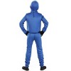 HalloweenCostumes.com Blue Ninja Master Kid's Costume for Boys and Girls, Shadow Warrior Outfit with Dragon Embalm for Halloween - 4 of 4
