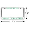 U of North Dakota School Logo Full Size Standard License Plate Metal Frame - 4 of 4