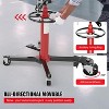1100/1320 LBS Hydraulic Telescoping Jacks,1/2 T Capacity with Foot Pedal & 360° Swivel Wheel,for Installation or Removal Automotive Transmissions - 4 of 4