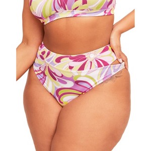 Adore Me Women's Darby High Waisted Swimwear Bottom - 1 of 4