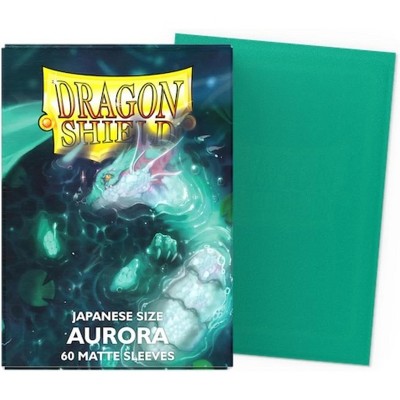 Dragon Shield Sleeves – Matte Aurora 60 CT – Japanese Size Card Sleeves - Smooth & Tough - Compatible with Yu-Gi-Oh!, Cardfight Vanguard & More MTG